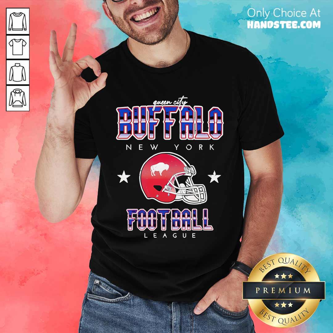 Pretty Green City Buffalo New York Football League T-Shirt