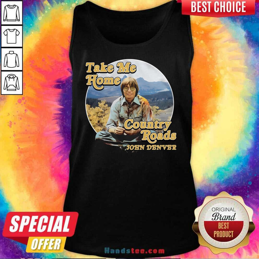 Top Machine Gun Kelly Wearing Take Me Home Country Road John Denver Tank-top