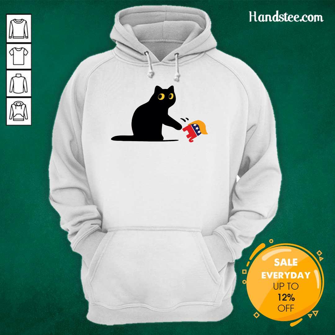 Awesome Cute Black Cat Ladies For Kamala Funny Election 2024 Hoodie