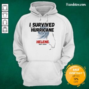 Awesome I Survived Hurricane Helene Florida Sept 2024 Hoodie