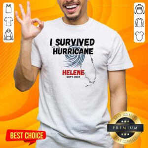 Awesome I Survived Hurricane Helene Florida Sept 2024 T-Shirt