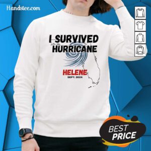 Awesome I Survived Hurricane Helene Florida Sept 2024 Sweater