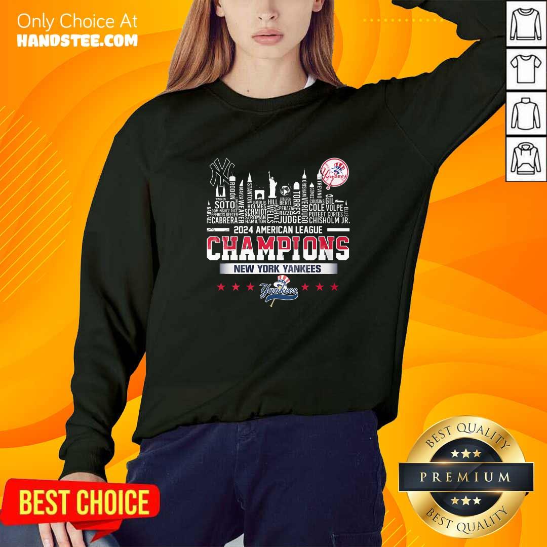 Awesome New York Yankees 2024 American League Champions Sweater