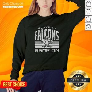 Awesome Player 1 Ft Wright Falcons Game On Sweater