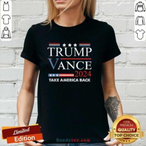 Awesome Trump Vance 2024 US Flag Vintage Election President 2024 Ladies-tee