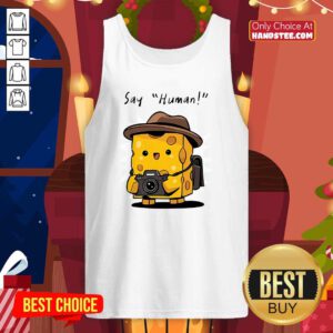Funny Cute Cheese Say Human Tank-top