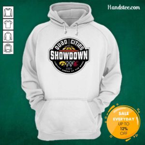 Funny Iowa Hawkeyes Vs Washington State Cougars Quad Cities Showdown Hoodie
