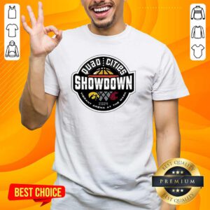 Funny Iowa Hawkeyes Vs Washington State Cougars Quad Cities Showdown T-Shirt