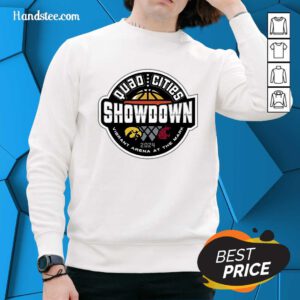 Funny Iowa Hawkeyes Vs Washington State Cougars Quad Cities Showdown Sweater