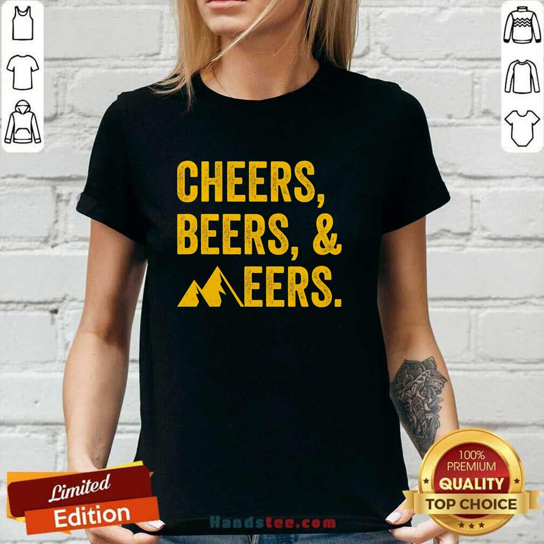 Good Cheers Beers And Mountaineers West Virginia Ladies-tee