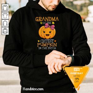 Good Grandma Of The Cutest Pumpkin In The Patch Halloween Hoodie