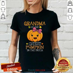 Good Grandma Of The Cutest Pumpkin In The Patch Halloween Ladies-tee