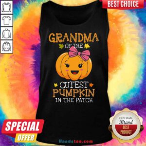 Good Grandma Of The Cutest Pumpkin In The Patch Halloween Tank-top