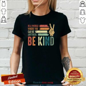 Good In A World Where You Can Be Anything Be Kind Kindness Inspirational Ladies-tee