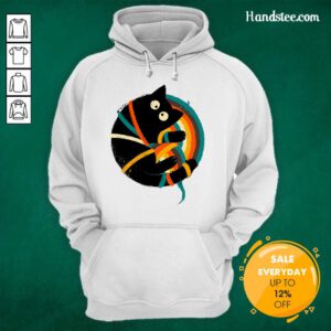 Hot Cute Yin Yang Cat Hoodie