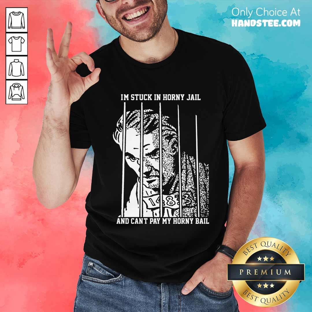Hot I'm Stuck In Horny Jail And Can't Pay My Horny Bail T-Shirt