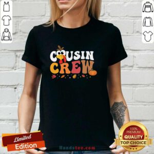 Nice Cousin Crew Thanksgiving Turkey Ladies-tee