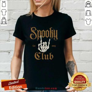 Nice Spooky Club Est 1693 Ladies-tee