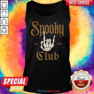 Nice Spooky Club Est 1693 Tank-top