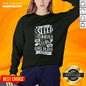 Official Clinicals Nurse Funny RN Nursing School Sweater
