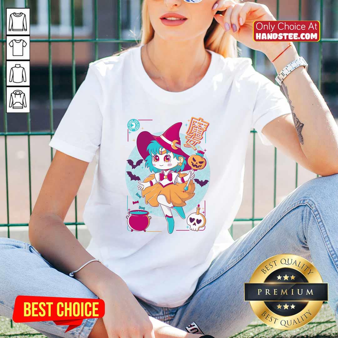 Official Cute Sailor Moon Halloween V-neck