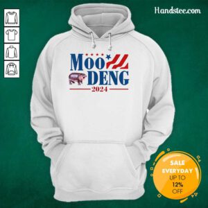 Original Cute Moo Deng 2024 Moo Deng Moo Deng Baby Hippo Hoodie
