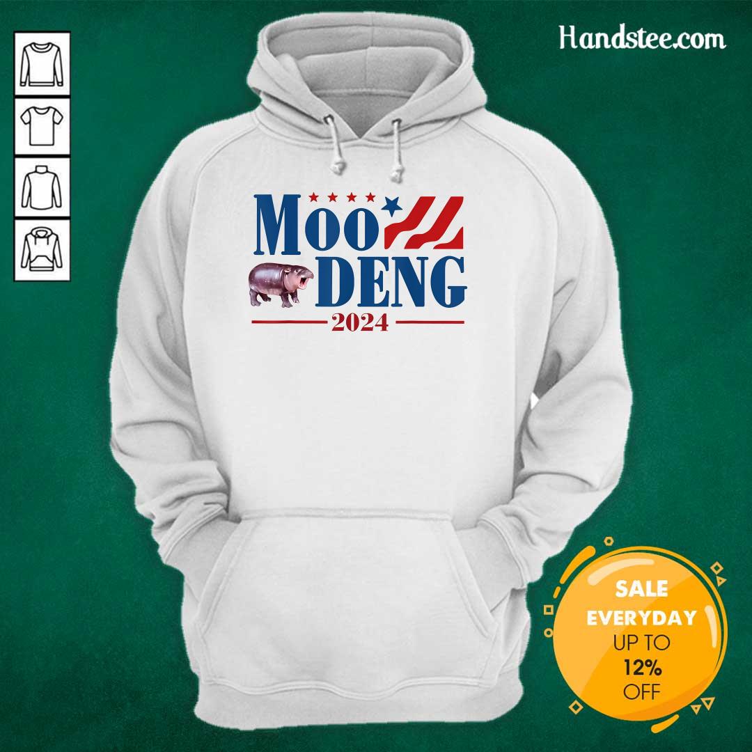 Original Cute Moo Deng 2024 Moo Deng Moo Deng Baby Hippo Hoodie