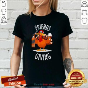Original Friendsgiving Turkey Friends Giving Ladies-tee