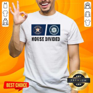 Original Houston Astros Vs Seattle Mariners House Divided T-Shirt