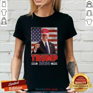 Premium Anti Joe Biden Funny Conservative Donald Trump 2024 Ladies-tee