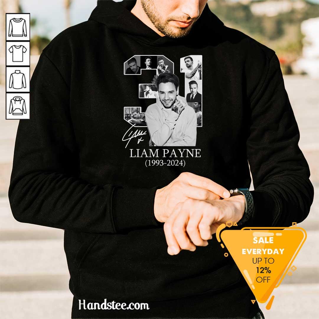 Premium Rest In Peace Liam Payne 31 Thank You For The Memories Signature Hoodie