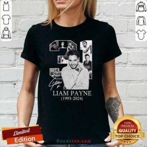 Premium Rest In Peace Liam Payne 31 Thank You For The Memories Signature Ladies-tee
