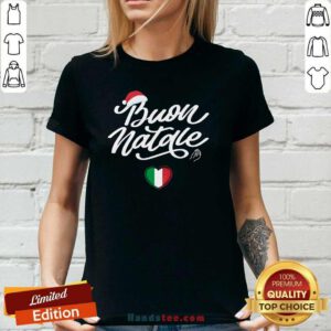 Awesome Buon Natale Italian Family Christmas Italy Pride Holiday Ladies-tee