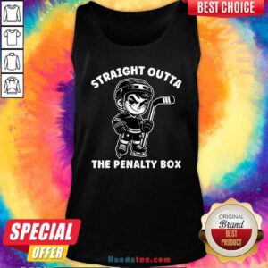 Awesome Cute Ice Hockey Funny Straight Outta Penalty Box Tank-top