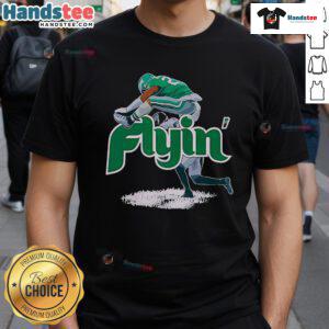 Awesome Fly Saquon Fly Eagles Barkley T-Shirt featuring a dynamic reverse hurdle design for 2024 performance.