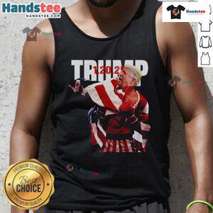 Awesome Trump Rocky Won tank top featuring bold graphics and a patriotic design, perfect for fans and casual wear.