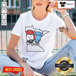 Charming Minnesota Babe Ox Paul Bunyan ladies tee featuring vibrant graphics and a comfortable fit, perfect for casual wear.