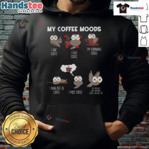 Cute Owl hoodie for coffee lovers, featuring a whimsical owl design perfect for cozy, casual outfits.