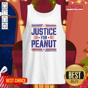 Funny Justice For Peanut The Squirrel Vintage Tank-top