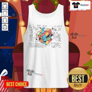 Funny Rubik's Cube tank top gift idea for lovers, perfect for casual wear and trending fashion.