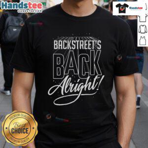 Good Backstreet BSB Back Alright T-Shirt featuring classic band logo and vibrant design for fans of 90s pop music.