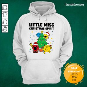 Good Best Little Miss Christmas Spirit Teacher Hoodie