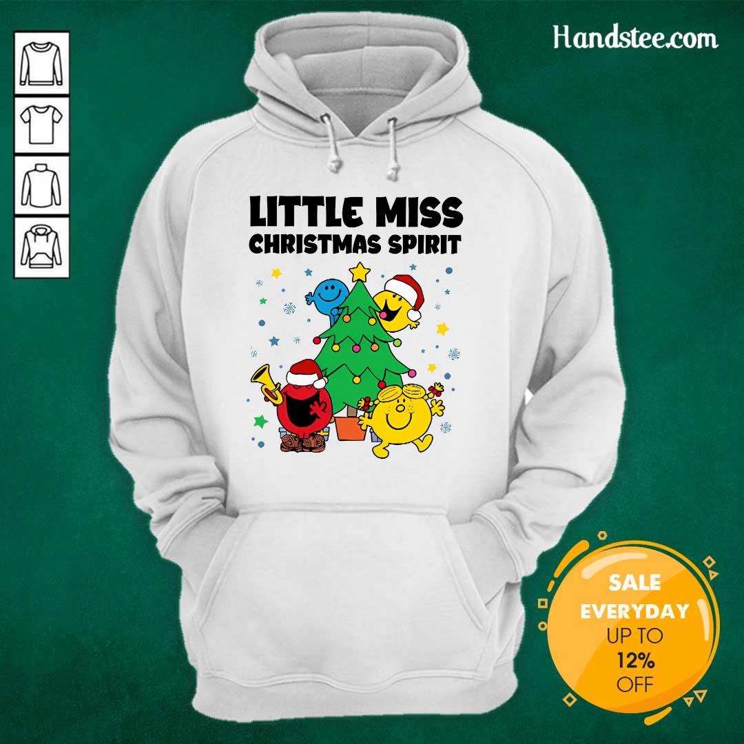 Good Best Little Miss Christmas Spirit Teacher Hoodie