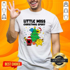Good Best Little Miss Christmas Spirit Teacher T-Shirt
