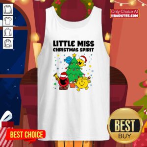 Good Best Little Miss Christmas Spirit Teacher Tank-top
