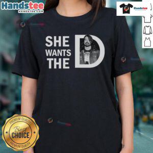 Good Dave Grohl 'She Wants The D' Ladies Tee featuring a stylish design perfect for fans of the iconic musician.