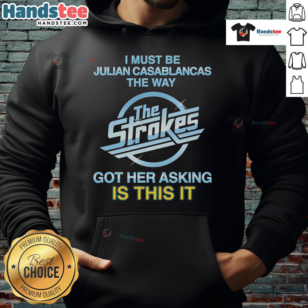 Julian Casablancas hoodie featuring 'Is This It' design, perfect for fans of The Strokes and stylish streetwear.