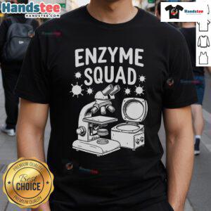 Good Molecular Squad Research Enzymes Biochemist T-Shirt featuring a fun graphic for science enthusiasts and biochemists.
