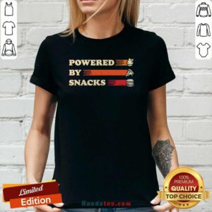 Good Powered By Snacks Ladies-tee