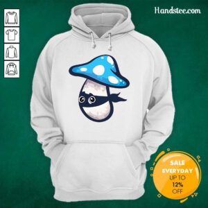 Hot Cute Blue Mushroom Ninja Hoodie